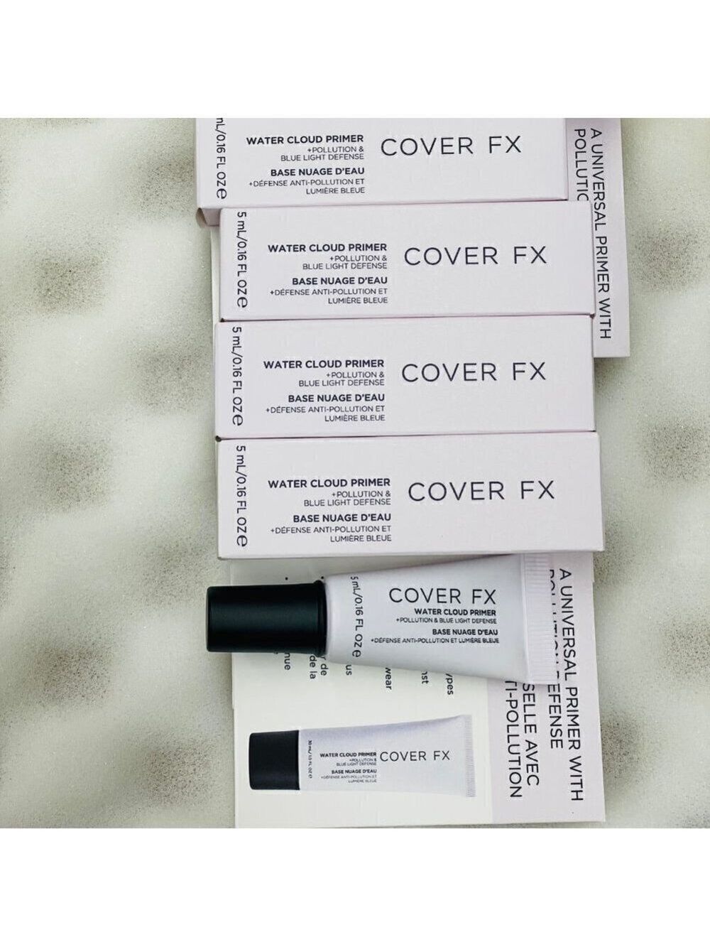 6 pk- COVER FX Watercloud Blue Light Defense Primer-0.16 fl oz each